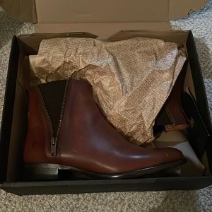 Frye Brand Chelsea Bootie Never Worn. New in box. 7.5